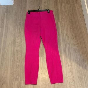 NWT H&M Fuchsia Split-Hem Trouser Leggings
